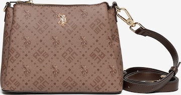 U.S. POLO ASSN. Schoudertas in Bruin: voorkant