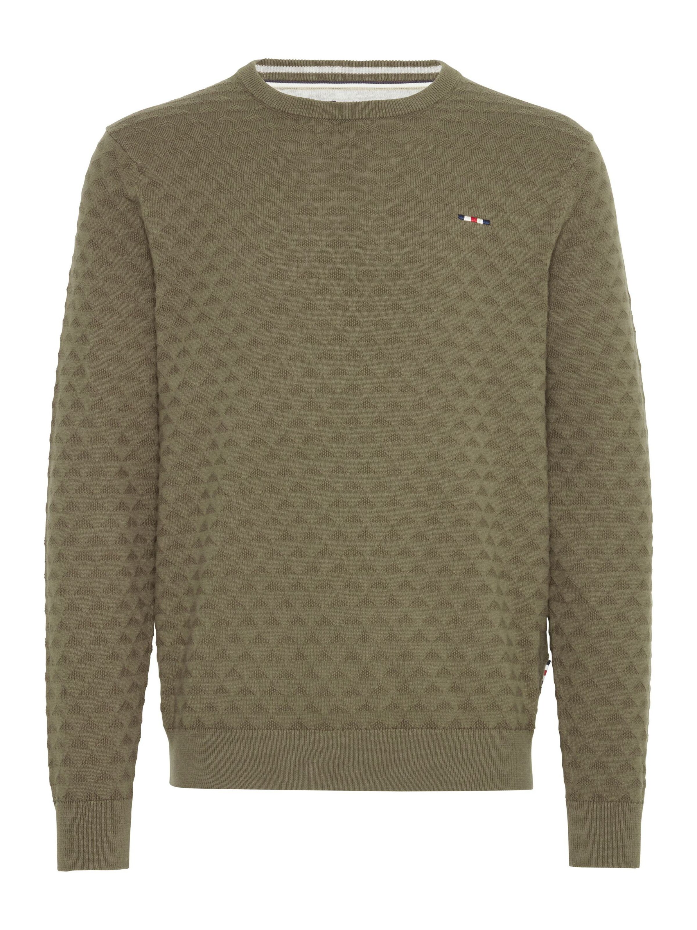 FQ1924 Trui 'KYLE' in Groen: voorkant