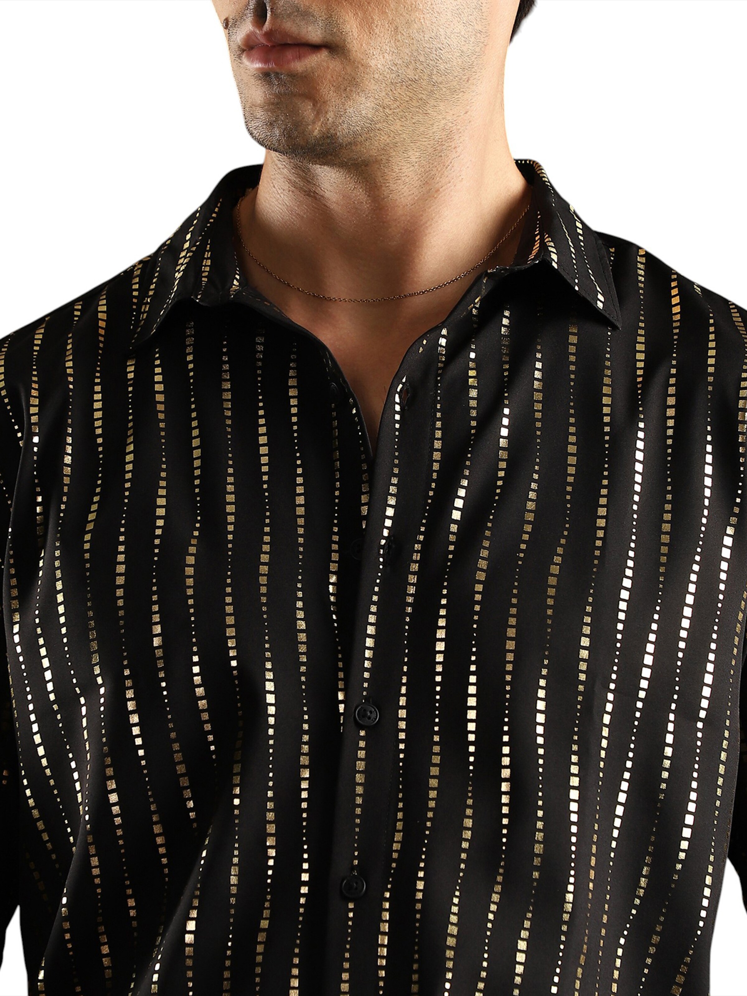 Campus Sutra - Ajuste regular Camisa 'Monroe' en negro