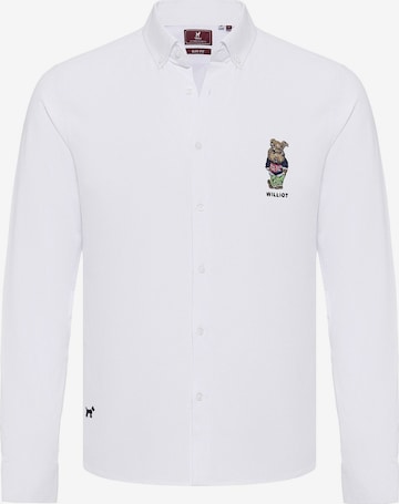 Williot Slim Fit Paita värissä valkoinen: etupuoli