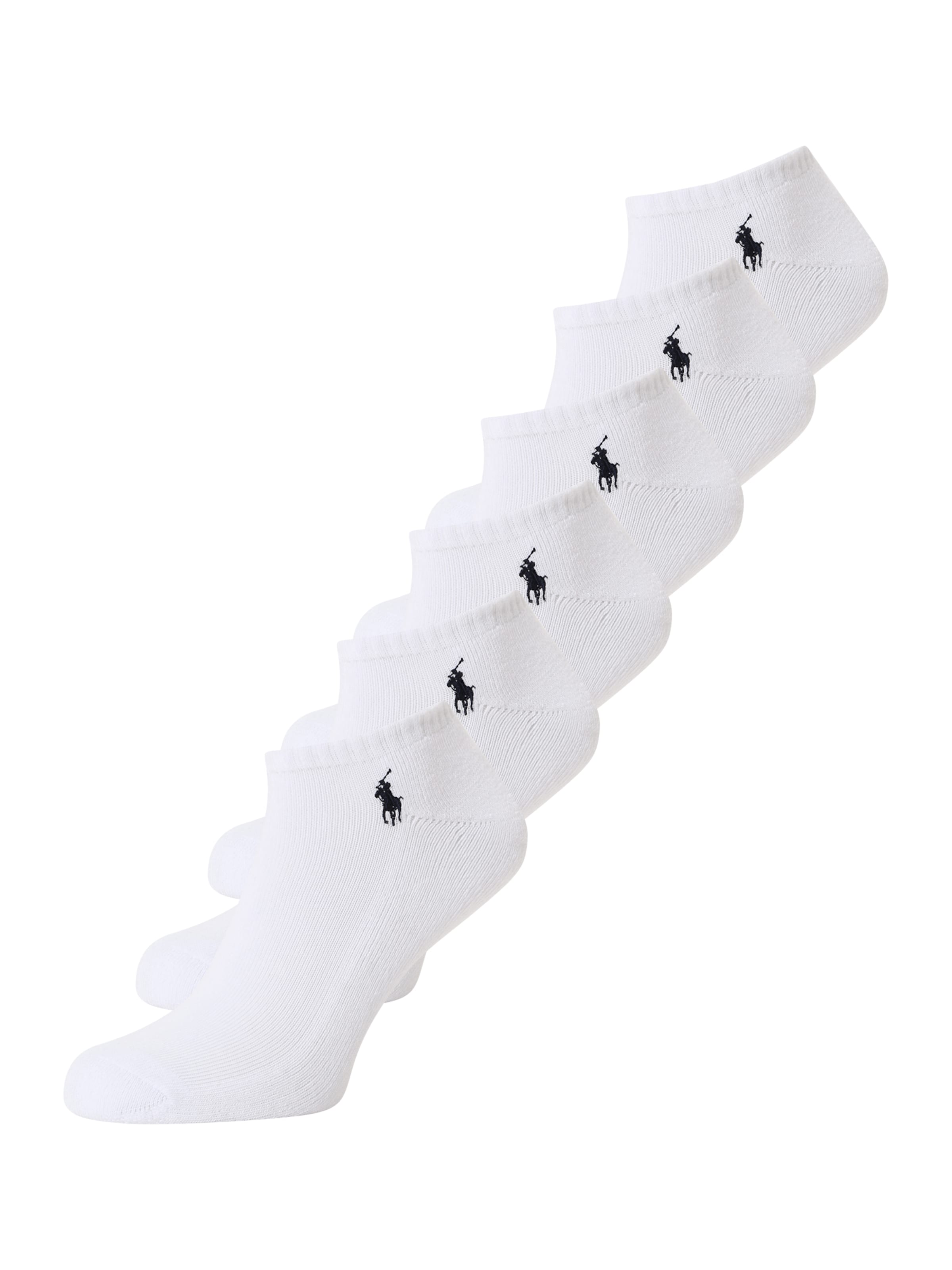 Calzino di Polo Ralph Lauren in bianco: frontale