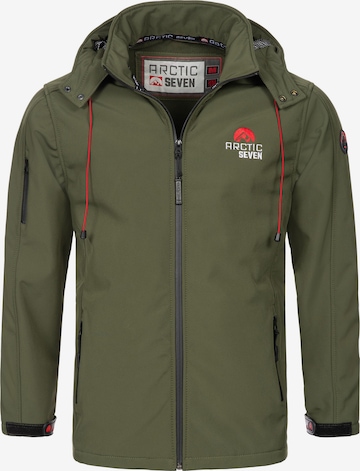 Veste fonctionnelle Arctic Seven en vert : devant