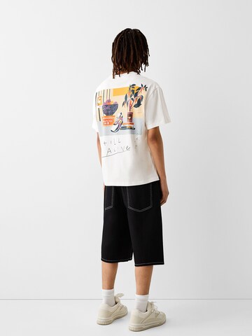 Bershka Póló - fehér