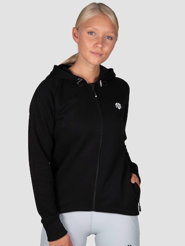 Veste de survêtement 'Comfy Performance' MOROTAI en noir : devant