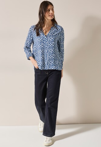 CECIL Print-Bluse mit Glitzer in Weiß