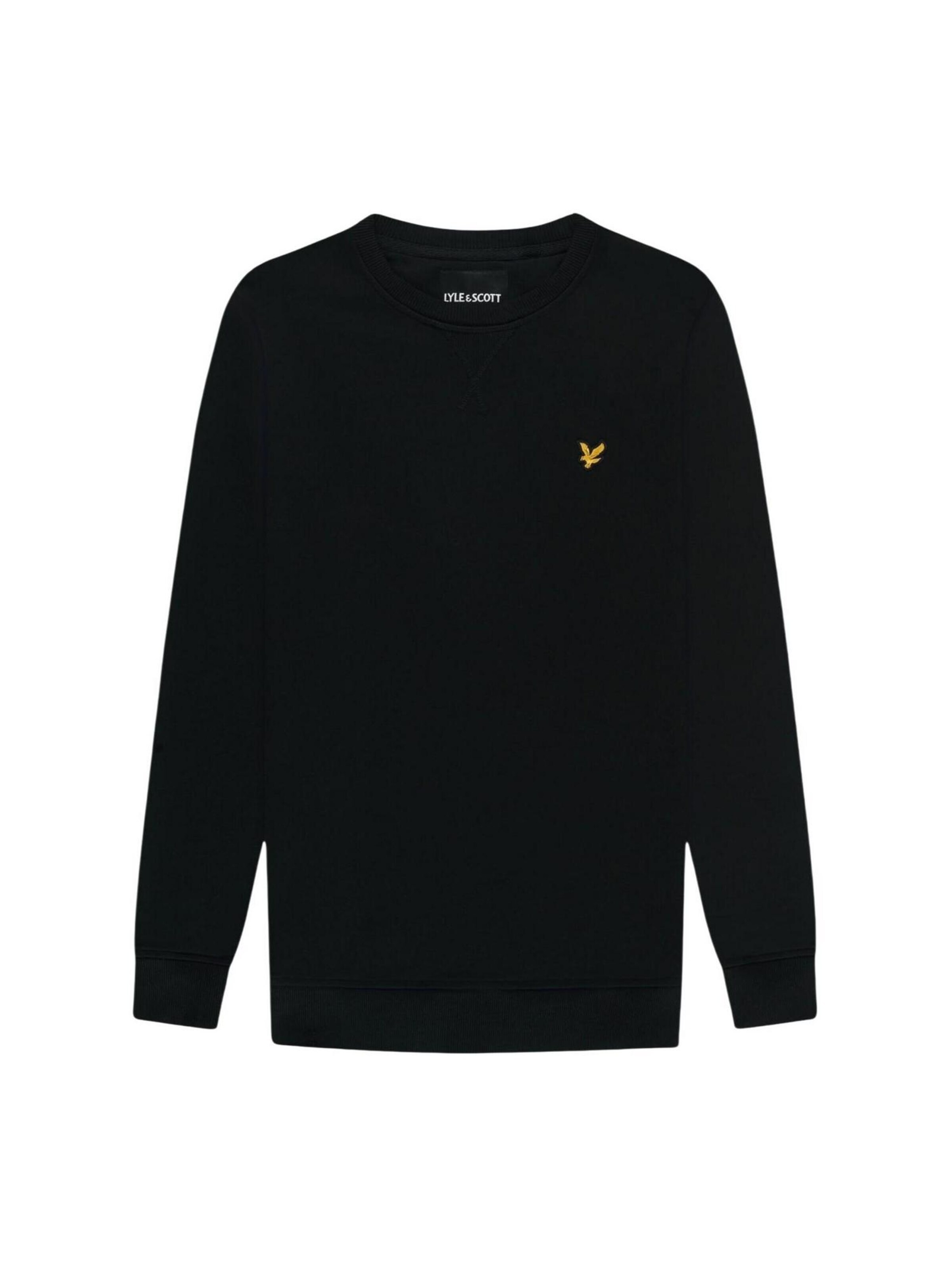 Lyle & Scott Majica | črna barva: sprednja stran