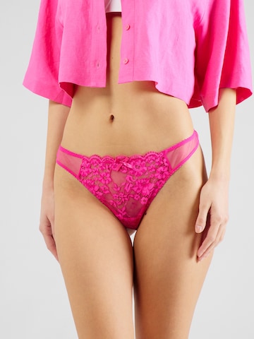 Lindex Thong in Pink: front