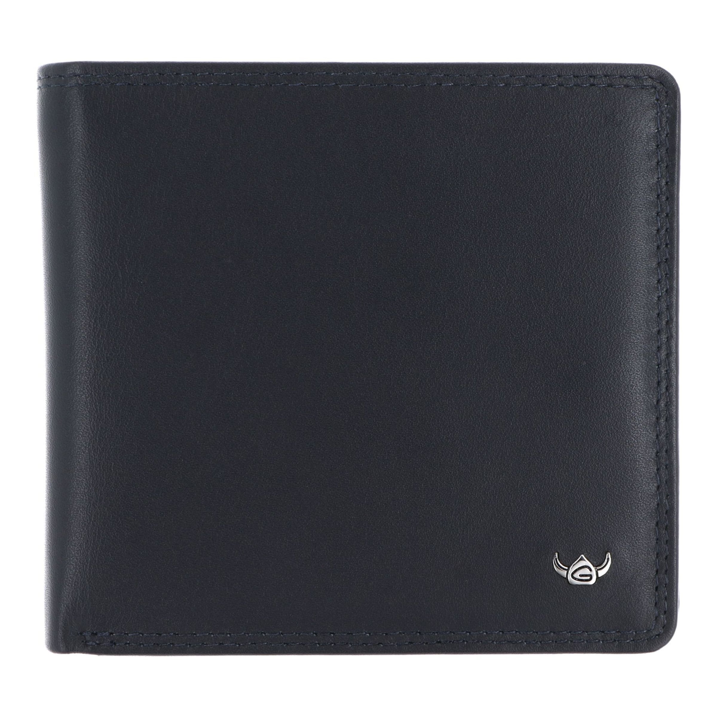 GOLDEN HEAD Wallet 'Polo ' in Blue: front