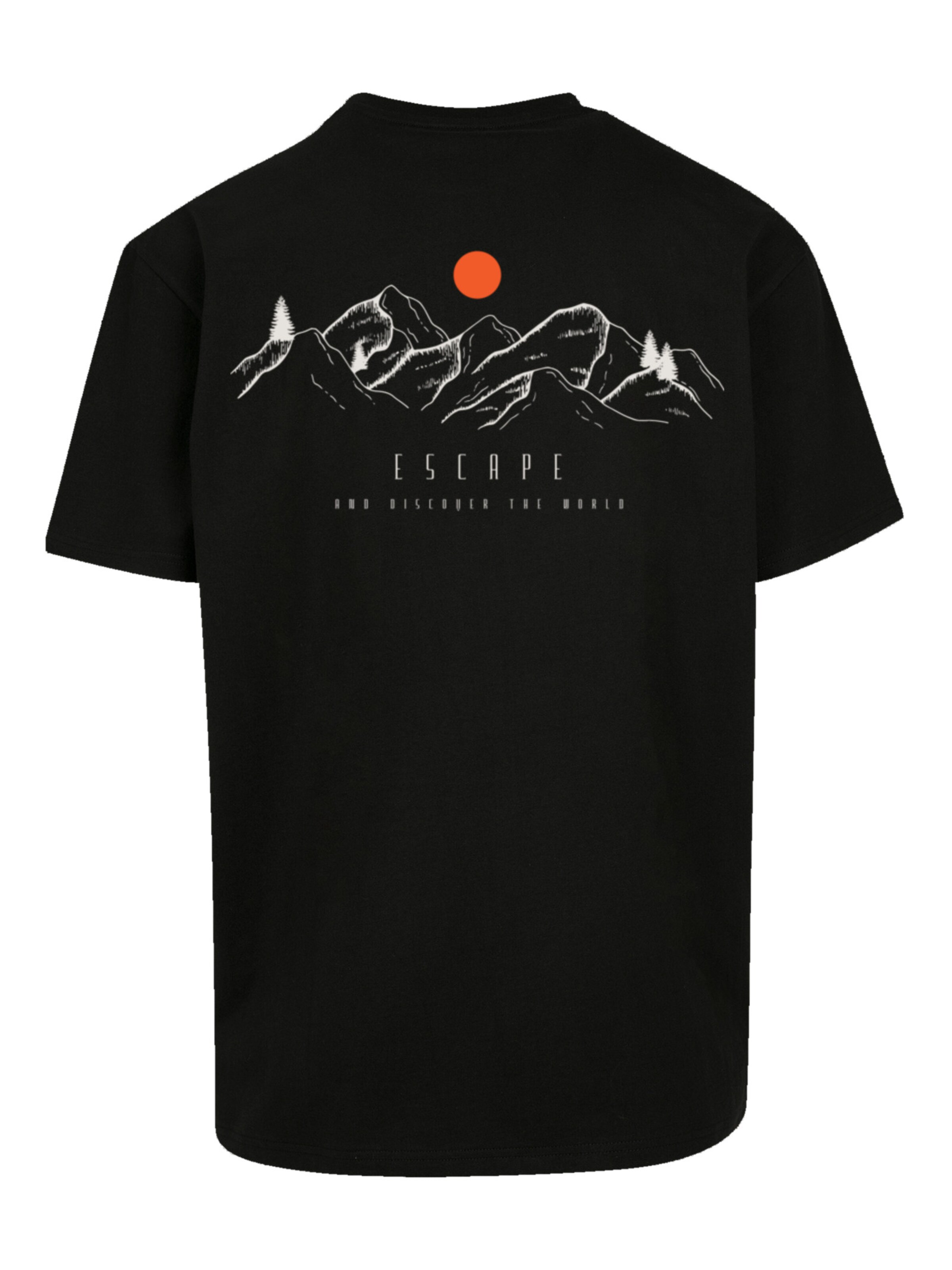 F4NT4STIC Shirt 'Discover the world' in Schwarz