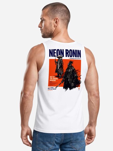 Neverless Shirt 'Neon Ronin' in White