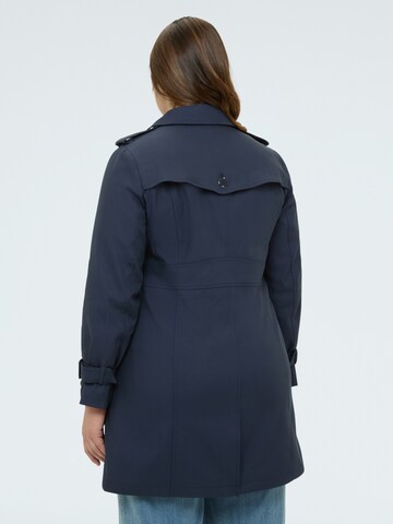 Fiorella Rubino Wintermantel in Blauw