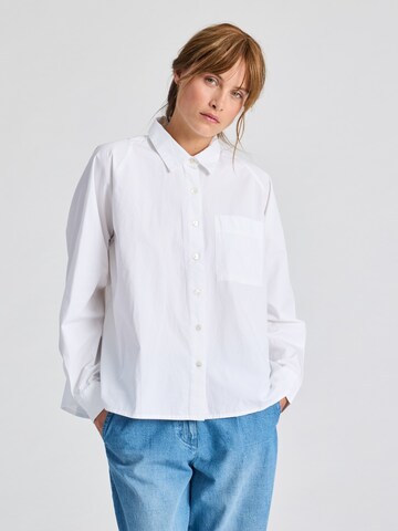 Gai+Lisva Bluse 'Bella' in Weiß: Vorderseite