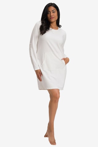 Ulla Popken Knitted dress in White: front