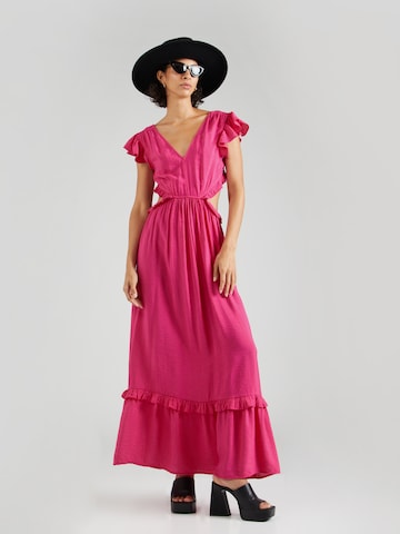 VILA Letnia sukienka 'CANDY' w kolorze różowy