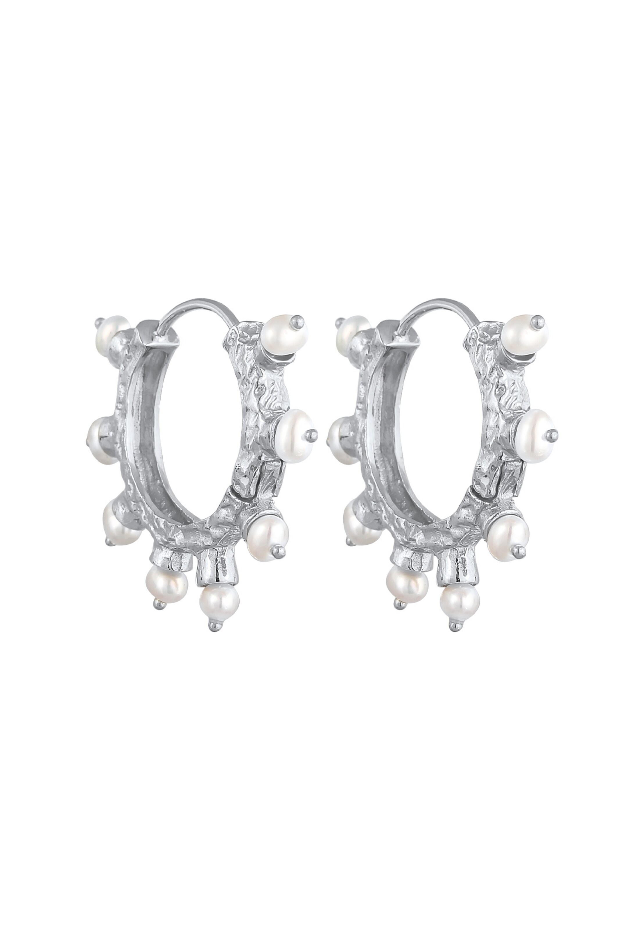 Haze&Glory Earrings 'Sun of Pearls' in Silver