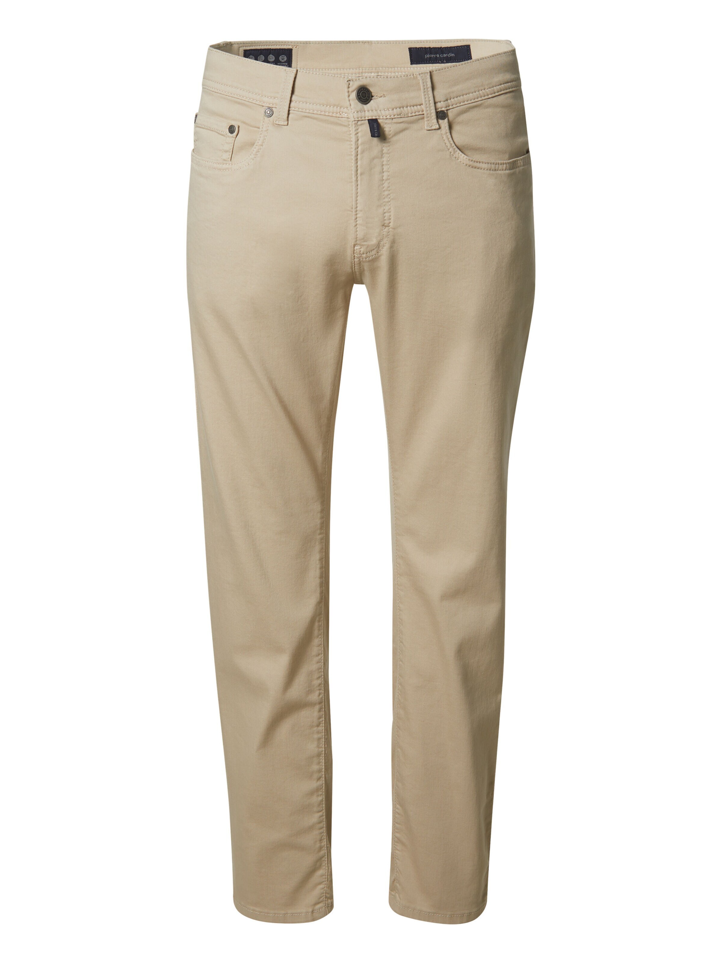 PIERRE CARDIN Tapered Jeans 'Lyon' in Beige: voorkant