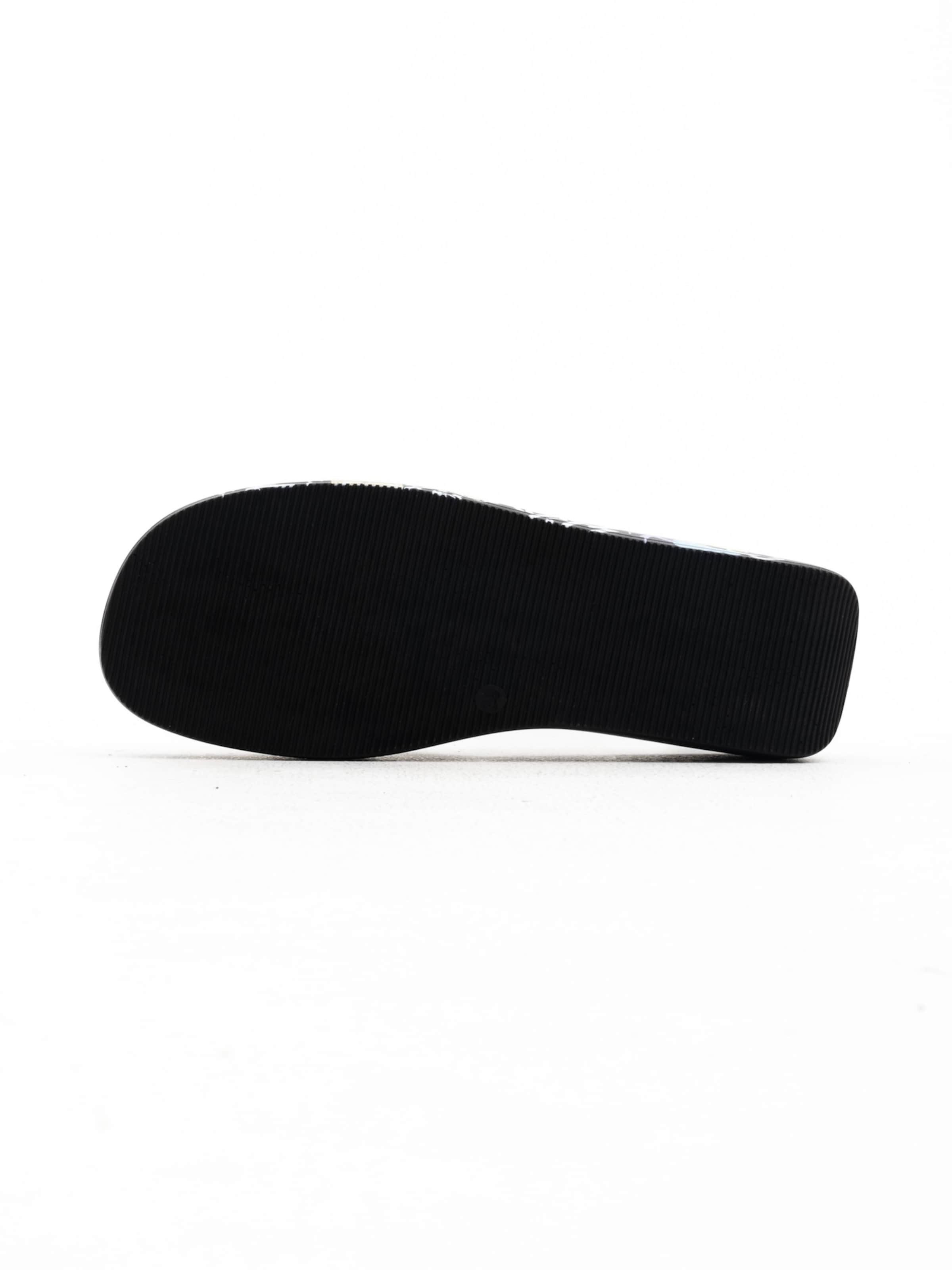 CESARE GASPARI Pantolette 'mule' in Schwarz