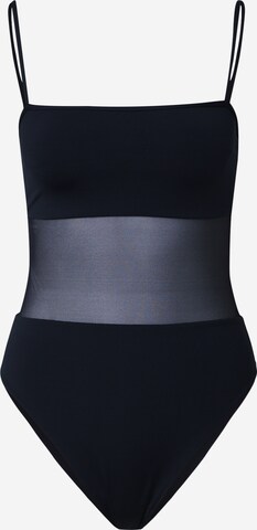 Calvin Klein Swimwear Badeanzug in Schwarz: predná strana