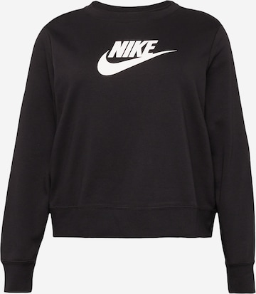 Nike Sportswear Sweatshirt in Schwarz: predná strana