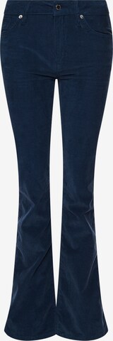 Superdry Flared Pants in Blue: front