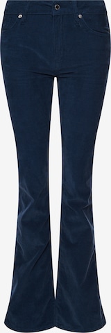 Superdry Flared Pants in Blue: front