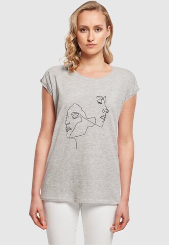 T-shirt Mister Tee en gris : devant