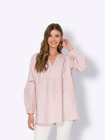 Camicia da donna di heine in rosa: frontale
