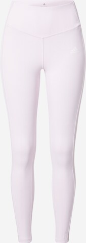 ADIDAS SPORTSWEAR Skinny Sportbroek in Roze: voorkant