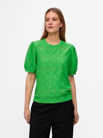 OBJECT Blouse 'Feodora' in Groen: voorkant