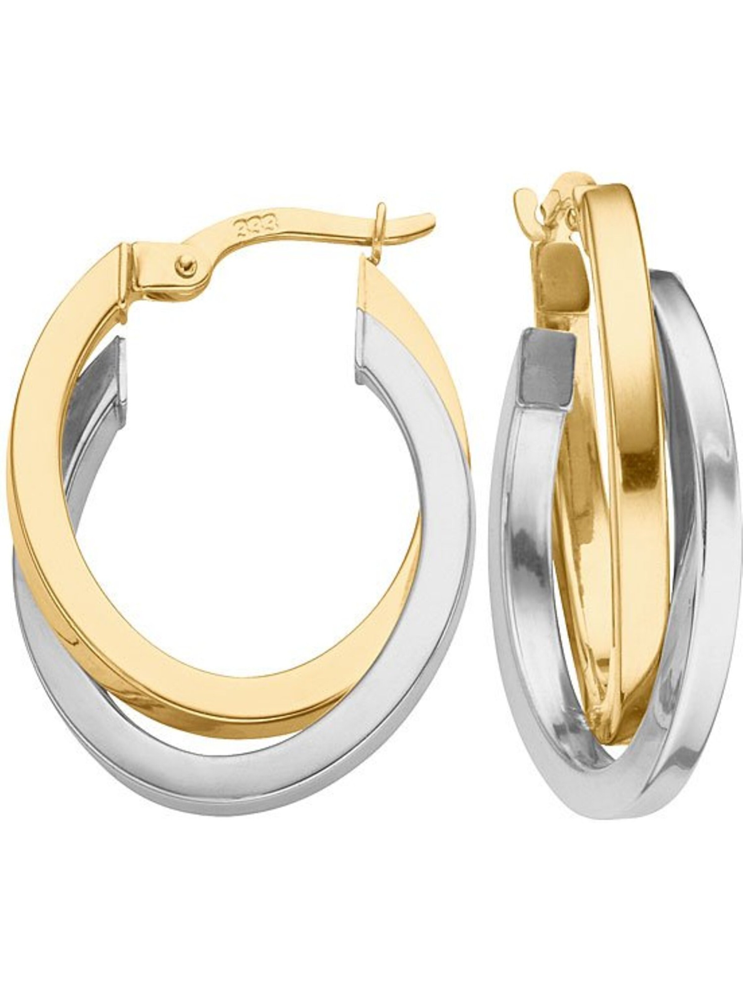 CHRIST Ohrringe in Gold