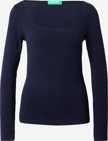 Maglietta di UNITED COLORS OF BENETTON in blu: frontale