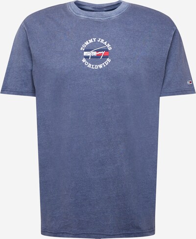 Tommy Jeans Shirt in de kleur Navy / Blauw gemêleerd / Rood / Wit, Productweergave