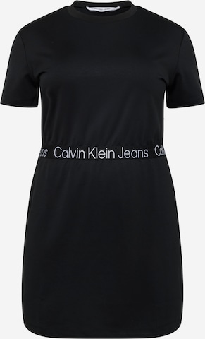 Calvin Klein Jeans Curve Kleid 'Milano' in Schwarz: predná strana