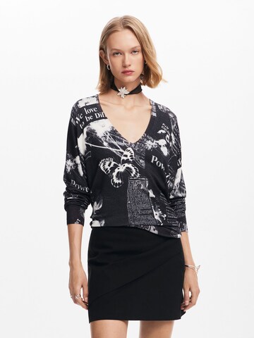 Desigual Jumper in Schwarz: Vorderseite