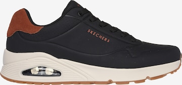 SKECHERS Platform trainers 'Uno - Suited On Air' in Black: front