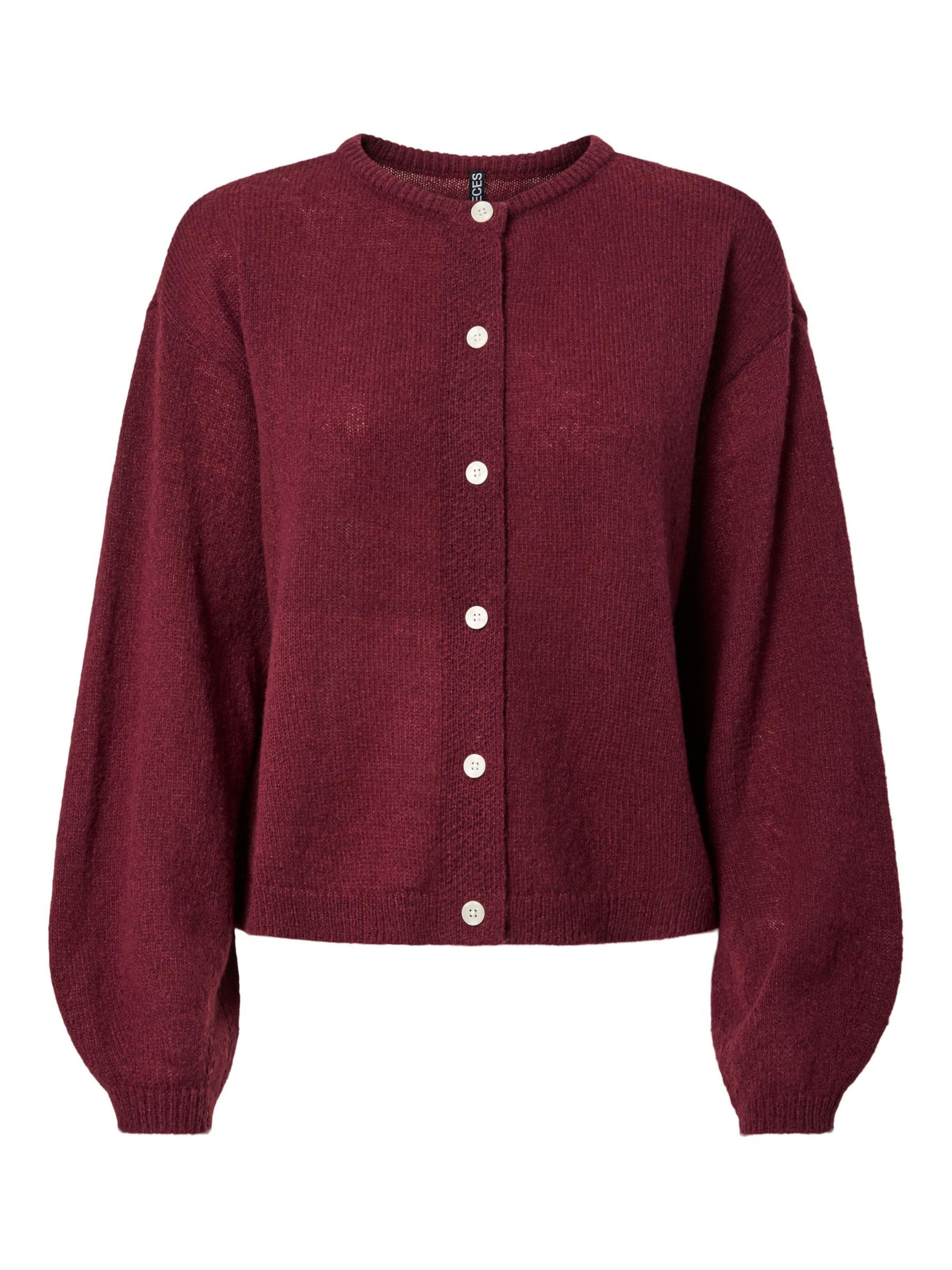 PIECES - Cárdigan 'PCIDA' en rojo: frente