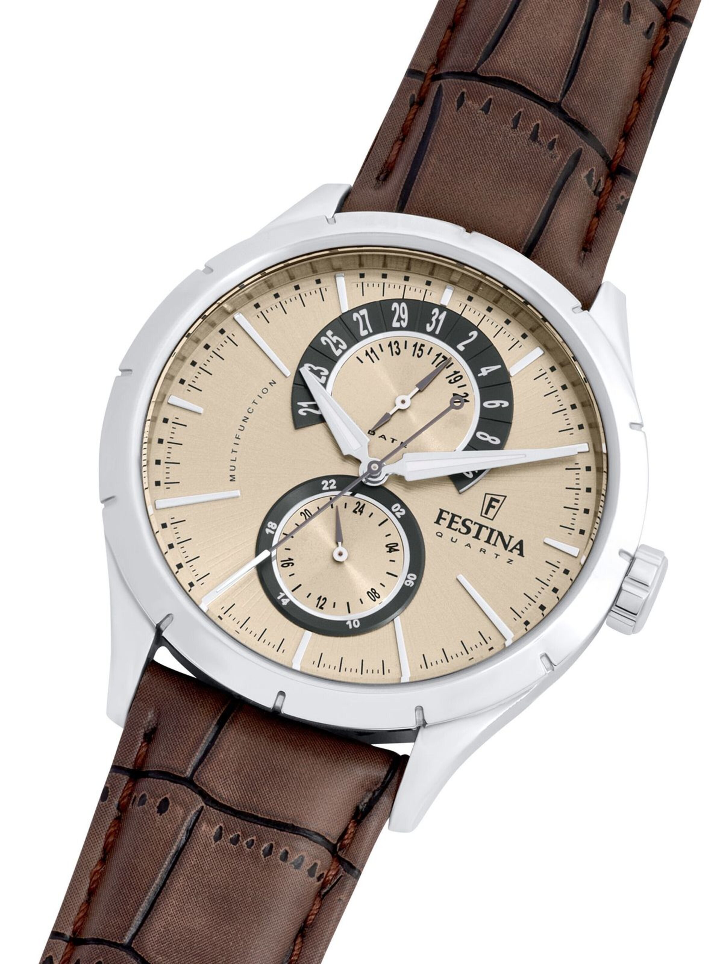 FESTINA Analogové hodinky 'Watch Retro' – béžová