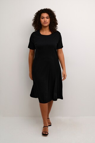 Robe 'Rachel' KAFFE CURVE en noir : devant