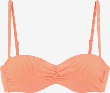 VENICE BEACH Bikinitoppi värissä oranssi: etupuoli