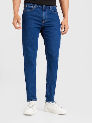 Calvin Klein Jeans Слим Джинсы в Синий: спереди