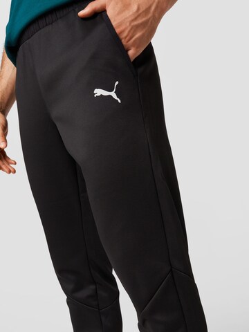 PUMA Tapered Workout Pants 'Train All Day' in Black