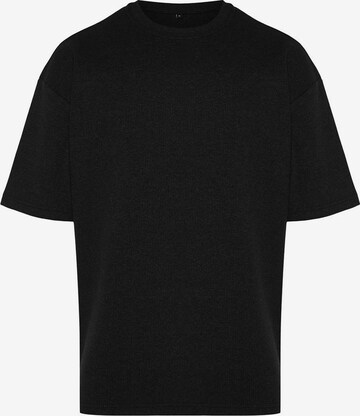 Trendyol - Camiseta en negro: frente