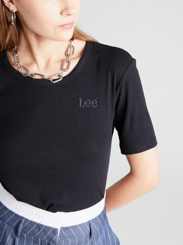 Lee Shirts 'ELBOW SLEEVE TOP' i sort