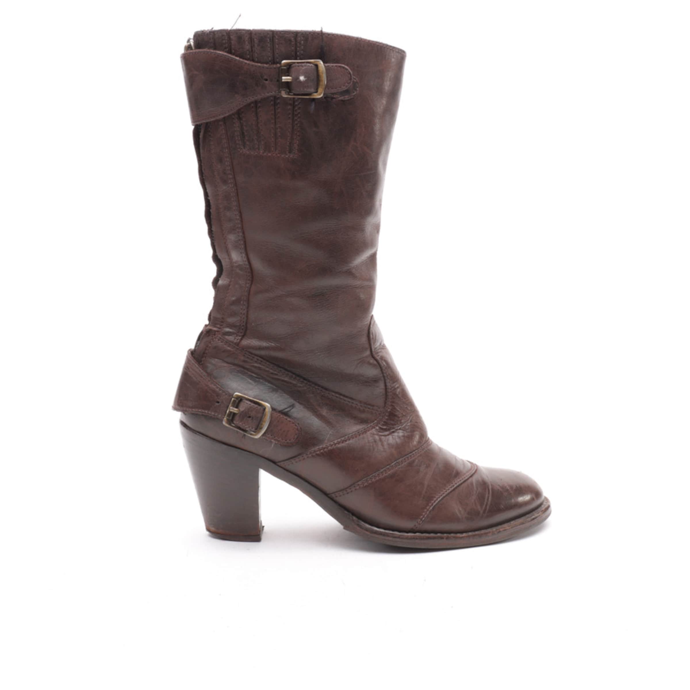 Belstaff Dress Boots in 39 in Brown: front
