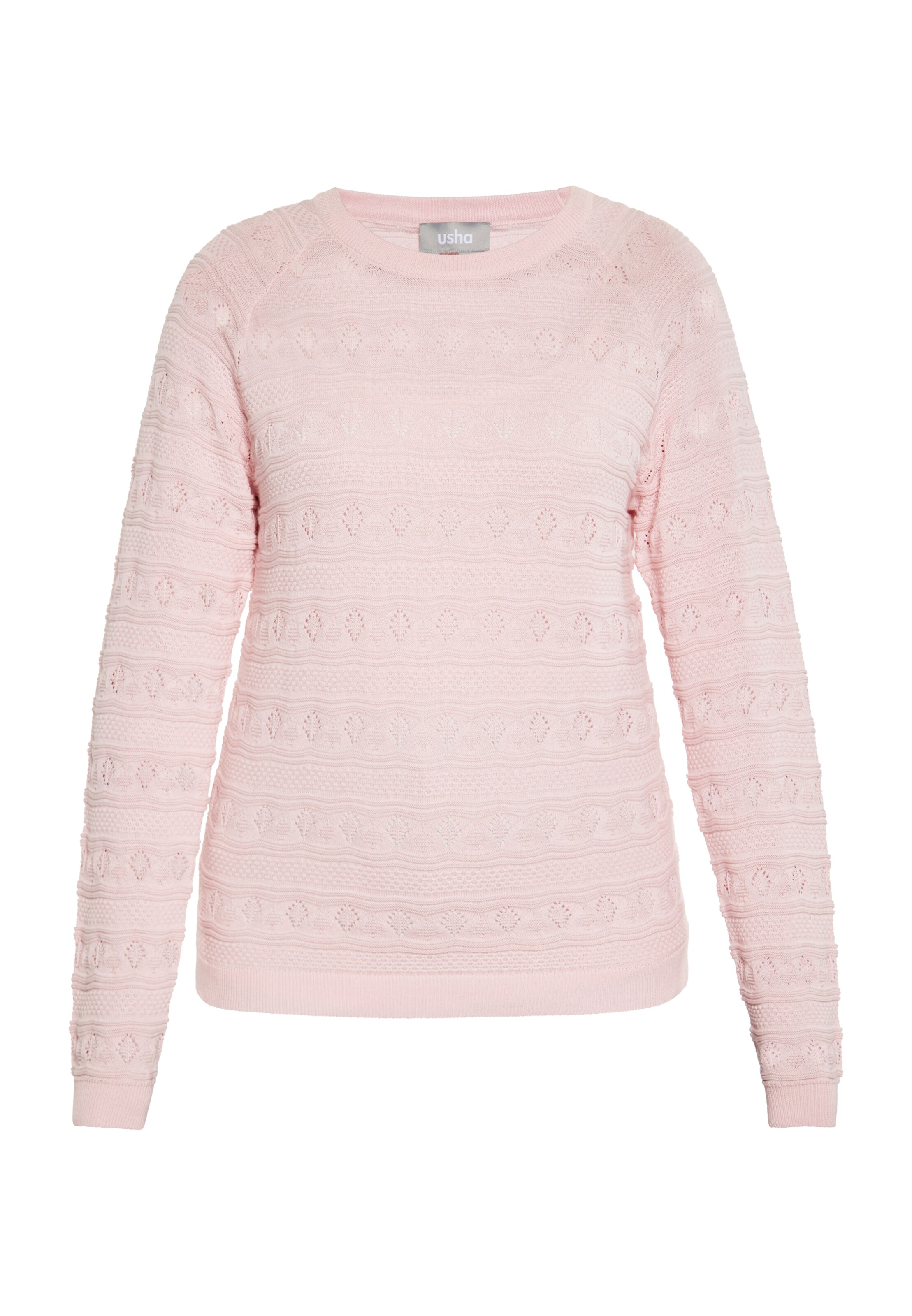Usha Πουλόβερ σε ροζ: μπροστά