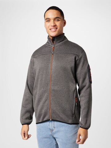 Jack's Fleecejacke in Grau: predná strana