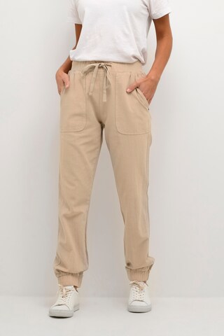 Kaffe Tapered Hose 'Naya' in Beige: predná strana