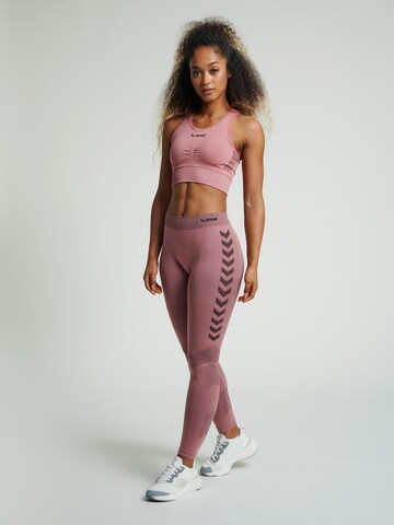 Hummel Bustier Sport-BH in Pink