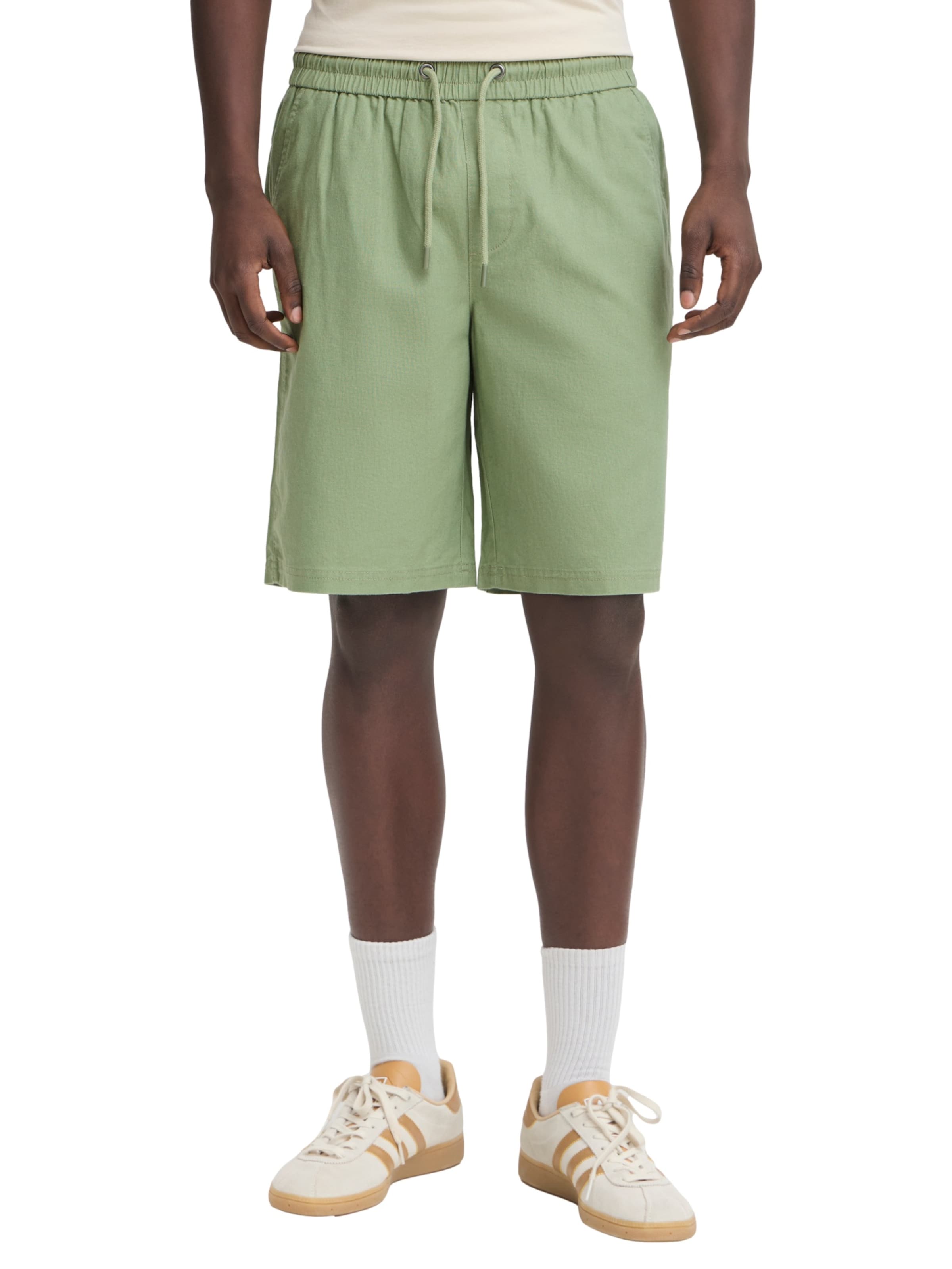BLEND Regular Trousers 'BHBay' in Green: front