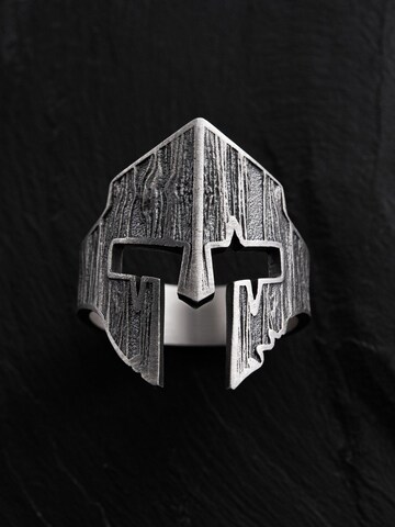 REYTEL Ring 'SPARTAN WARRIOR'S HELMET'‌‌‌‌‌‌‌‌‌‌ in Silber